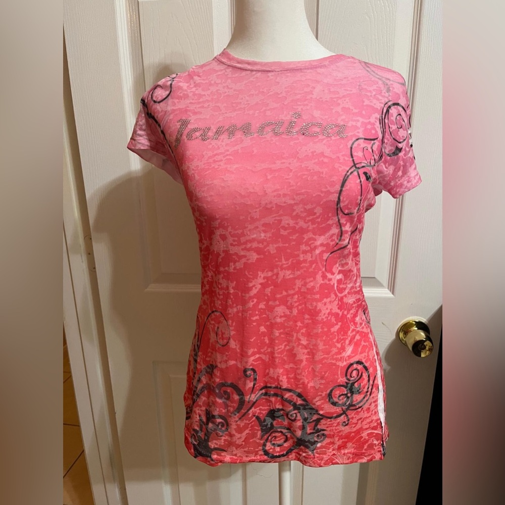 Tropix Vintage blouse with jamaica logo (F)